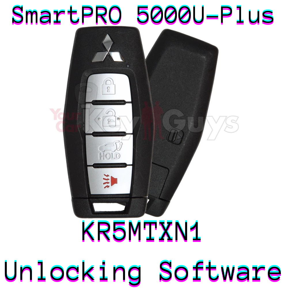 SmartPro 5000U Smart Key Unlocking Software Mitsubishi KR5MTXN1 4B