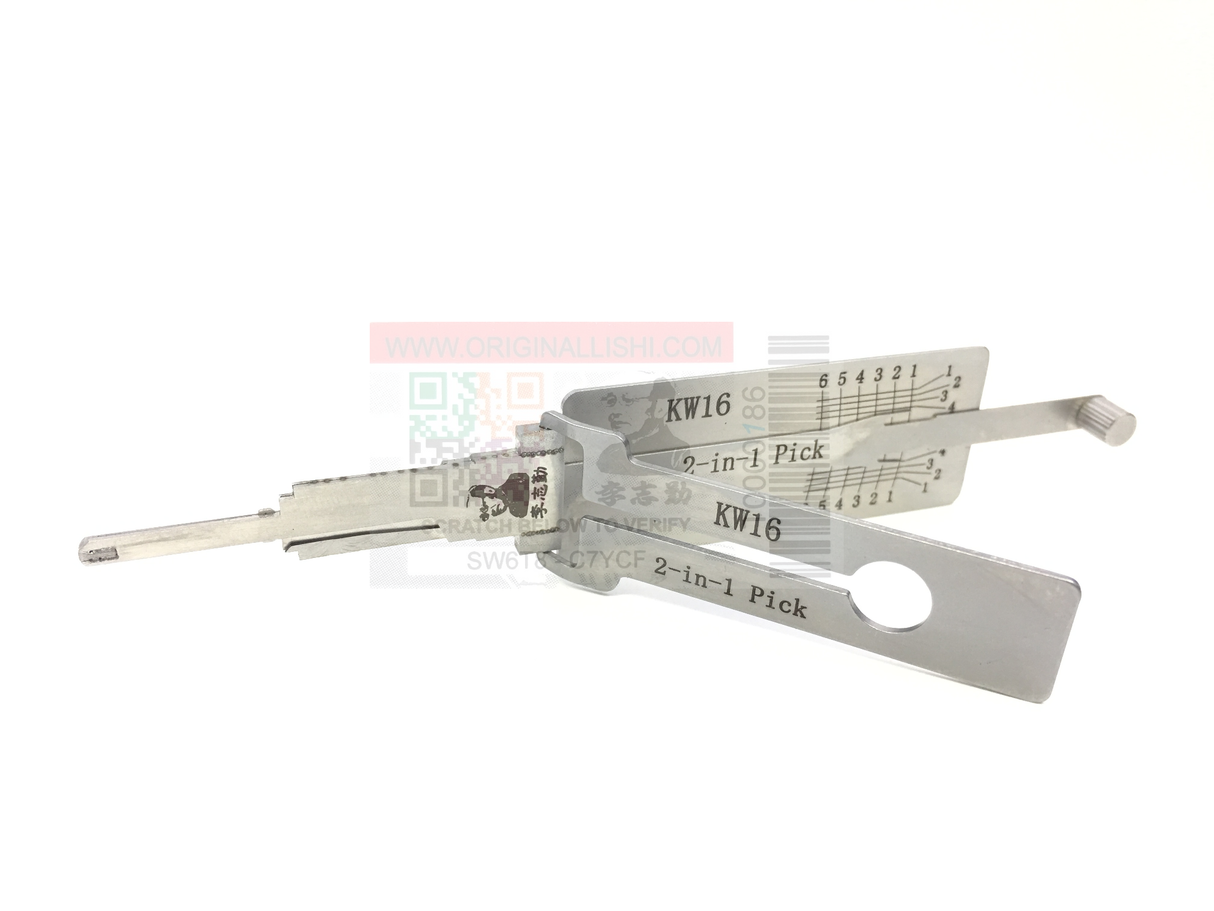 Original Lishi KW16 (2-in-1) Pick 6 Cut