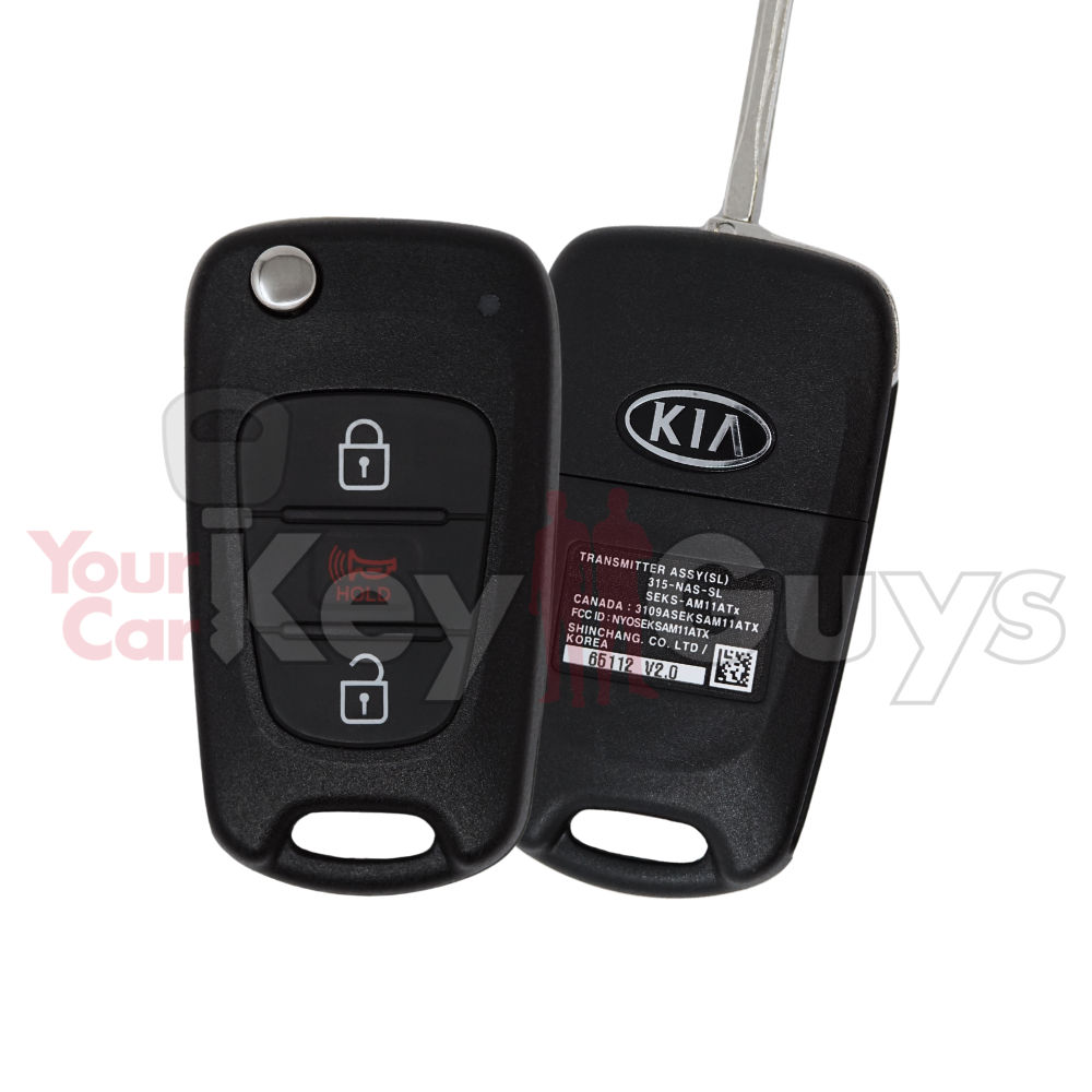 2012-2013 Kia Sportage 3B Flip Key KK10 3W701 NYOSEKSAM11ATX (SL)