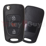 SHELL Kia 3B Flip Key KK10 Blade