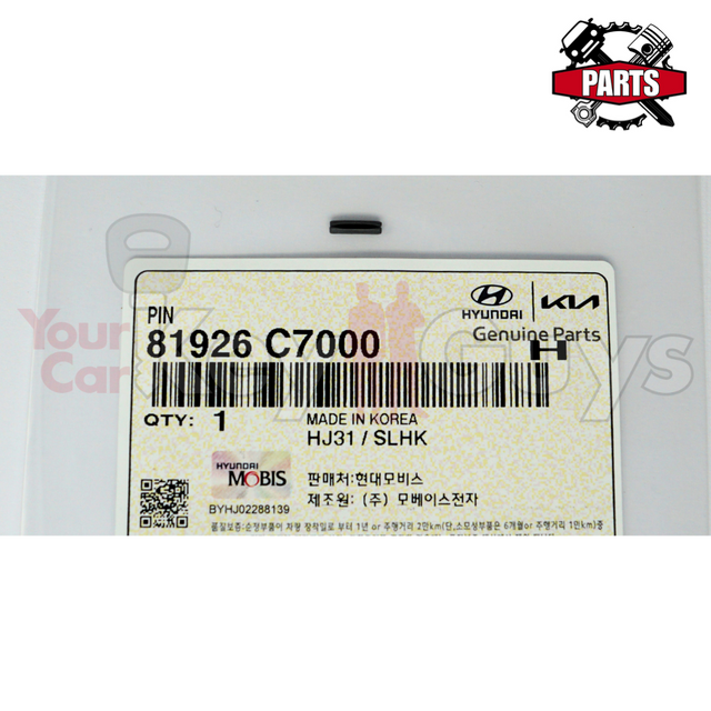 Roll Pin for Hyundai Kia Flip Keys OEM 81926-C7000 – Your Car Key Guys