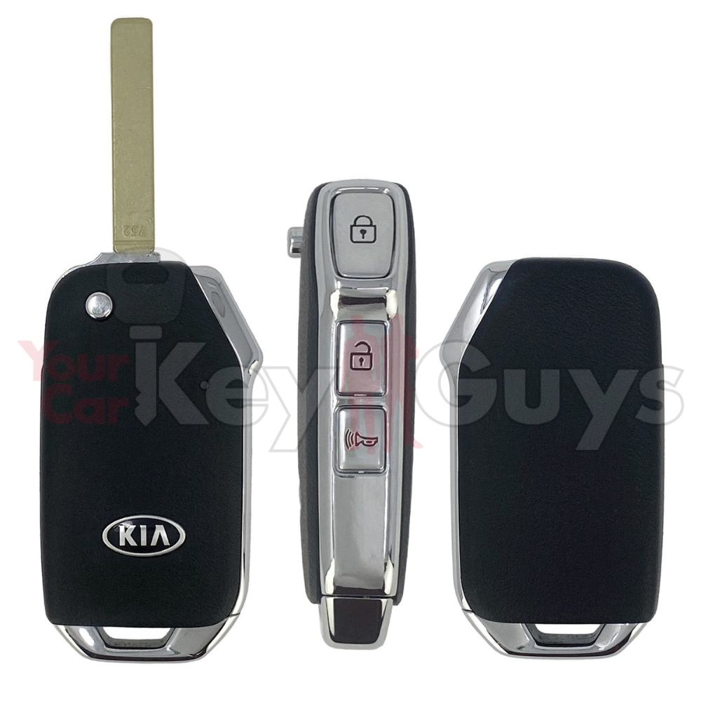 2021-2023 Kia Seltos Flip Key 3B Q5500 NYOSYEC4TX1907 w/Transponder