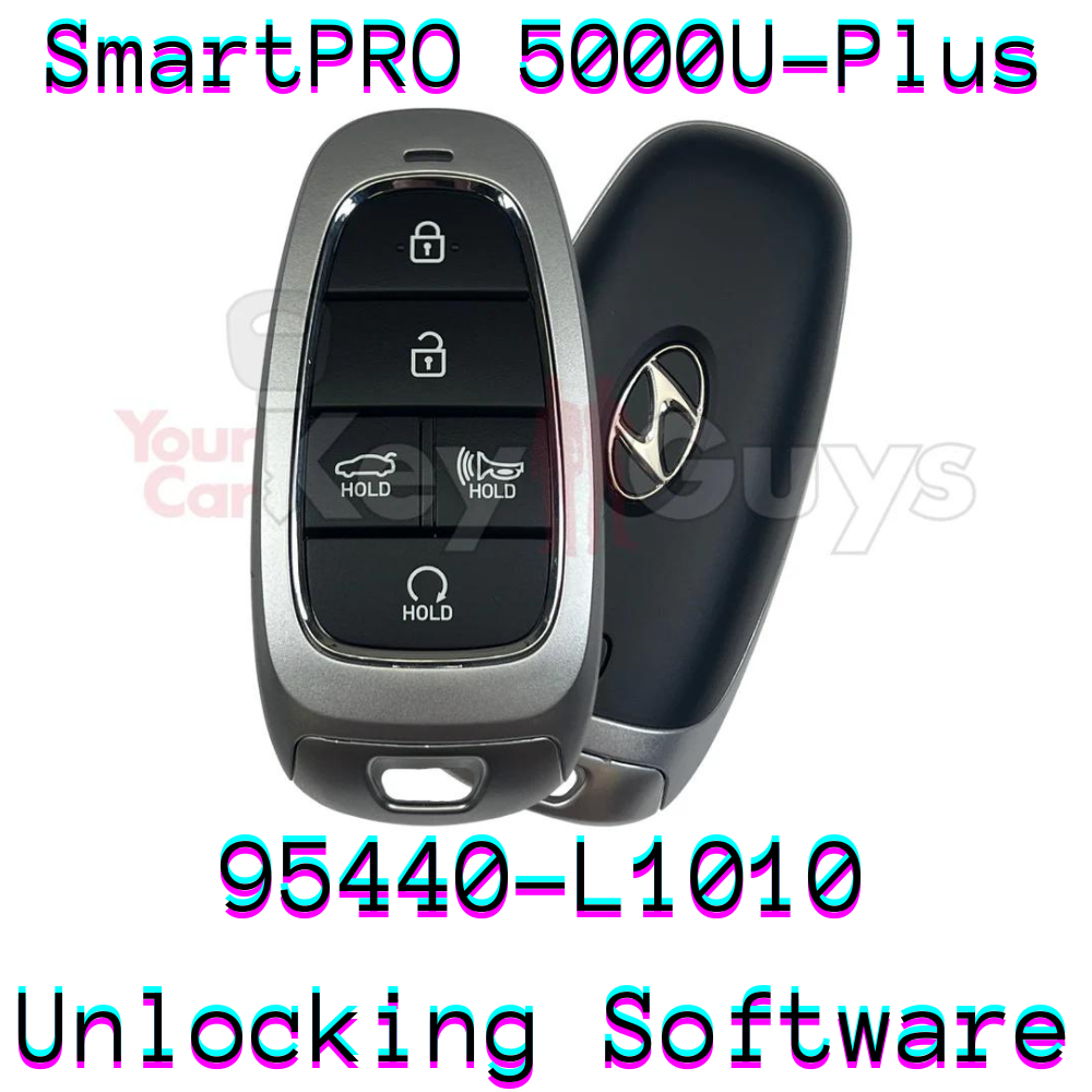 SmartPro 5000U Smart Key Unlocking Software Hyundai TQ8-FOB-4F27 L1010 5B Trunk