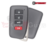 2020-2021 Lexus RX NX LX 4B Hatch Smart Key P4: A9A9  HYQ14FLB - OEM