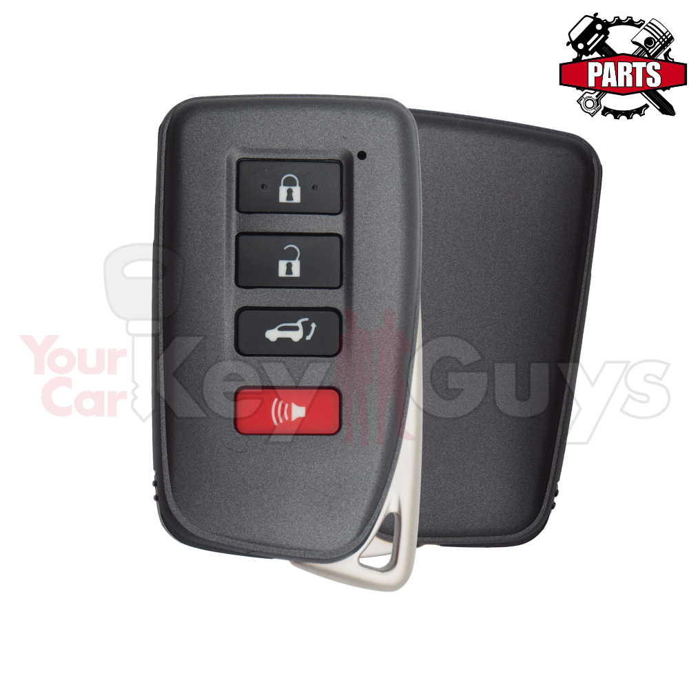 SHELL Replacement for Lexus Smart Key 4B Hatch HYQ14FBB HYQ14FBA HYQ14FLB
