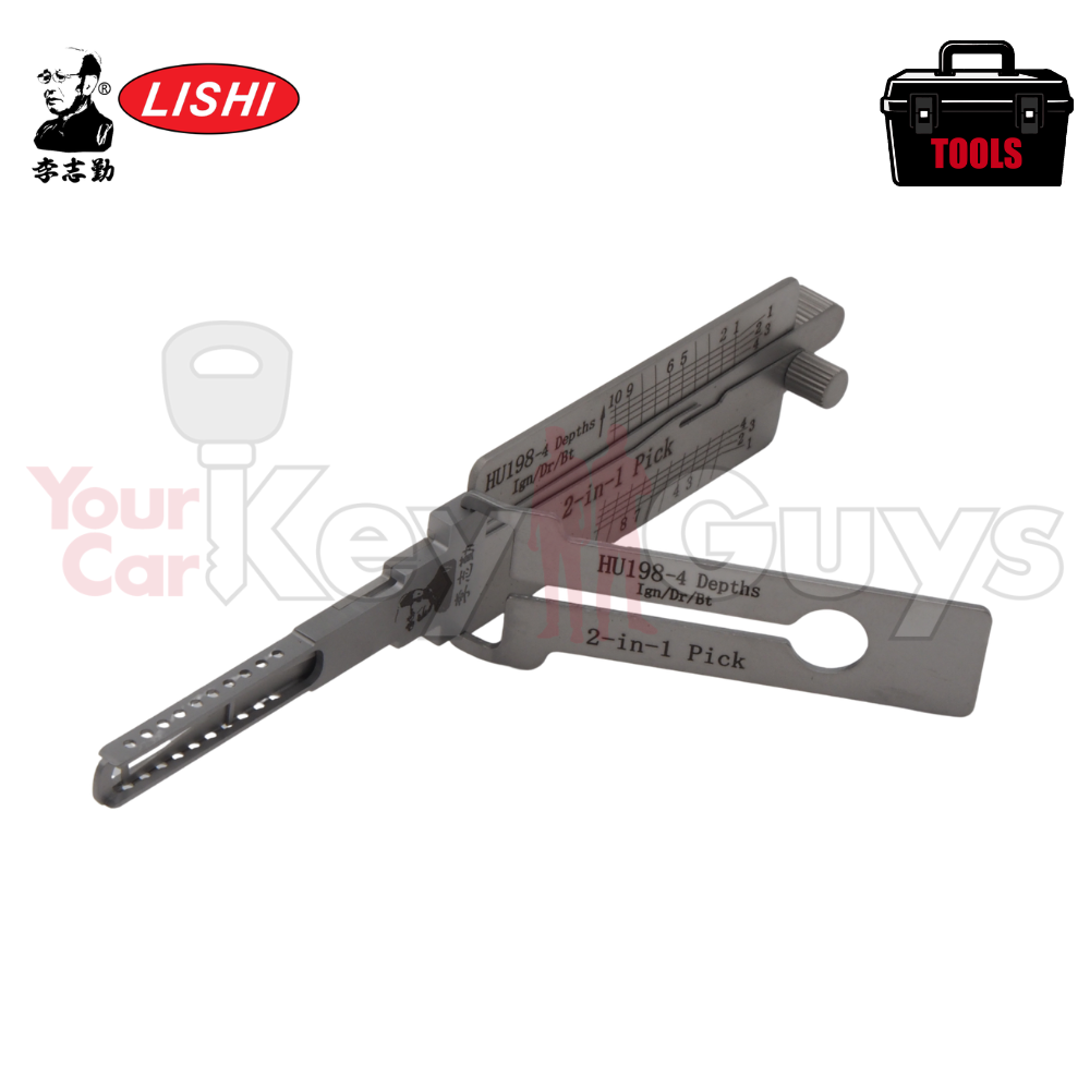 Original LISHI HU198-4 Depths 2-In-1 Pick for Newer Ford Trucks