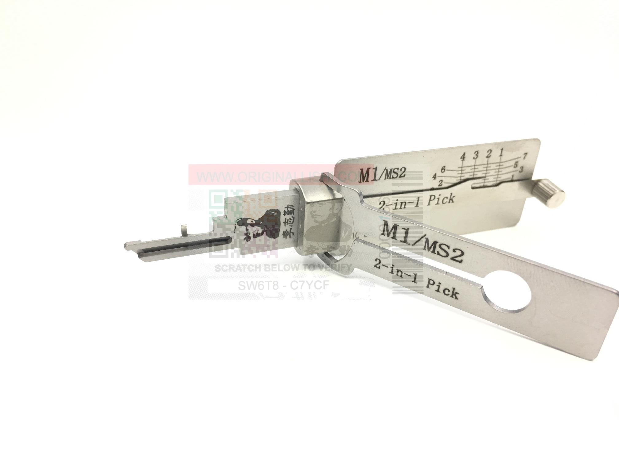 Original Lishi M1 / MS2 (2 in 1) Pick 4 Cut Anti Glare – Your Car