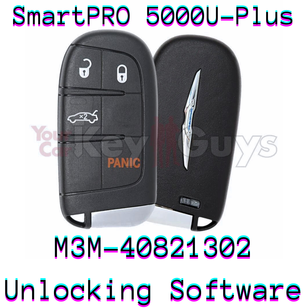 SmartPro 5000U Smart Key Unlocking Software Chrysler M3M-40821302 4B Trunk