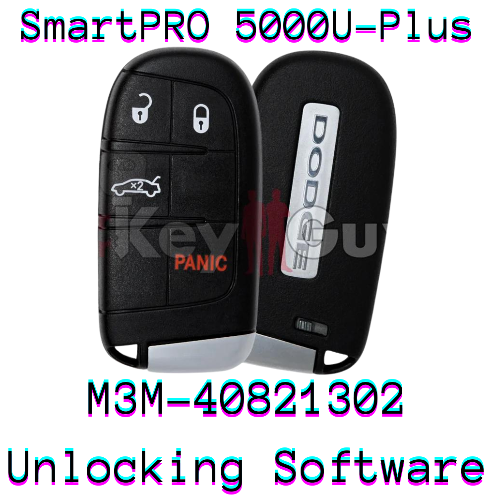 SmartPro 5000U Smart Key Unlocking Software Dodge M3M-40821302 4B Trun ...