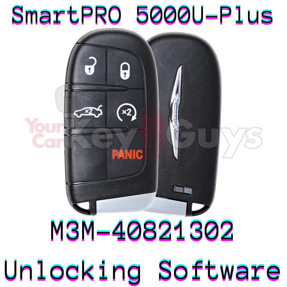 SmartPro 5000U Smart Key Unlocking Software Chrysler M3M-40821302 5B Trunk