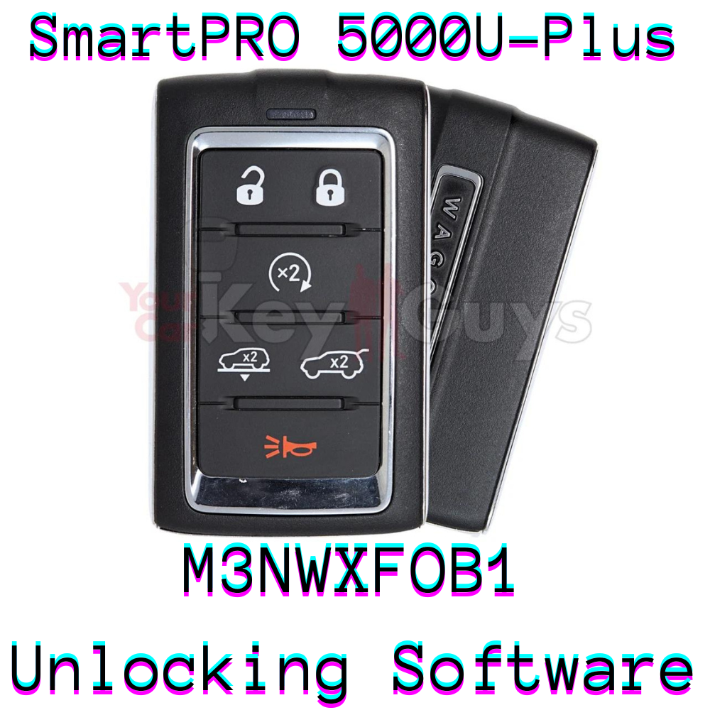 SmartPro 5000U Smart Key Unlocking Software Jeep M3NWXFOB1 6B Suspensi ...