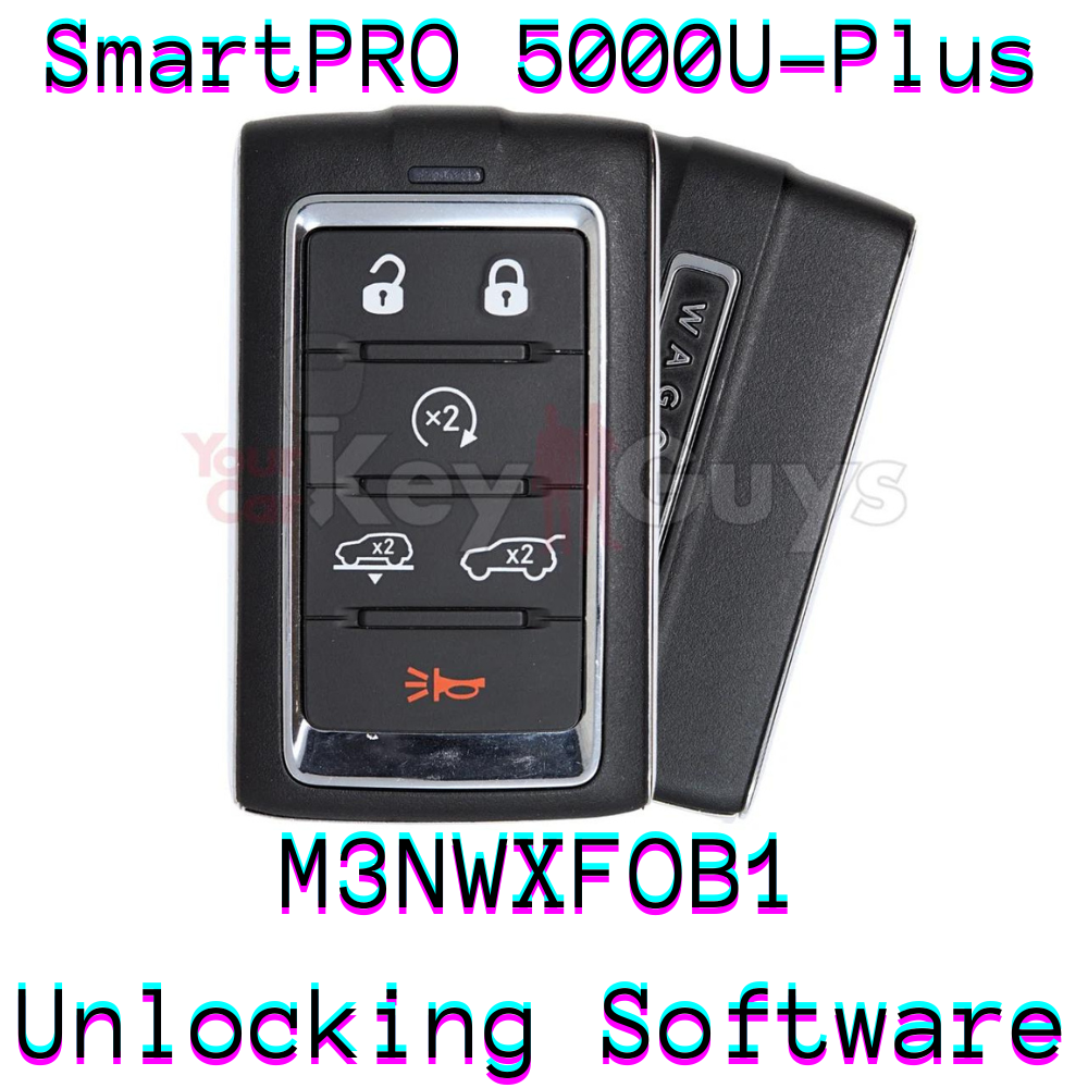 SmartPro 5000U Smart Key Unlocking Software Jeep M3NWXFOB1 6B Suspension