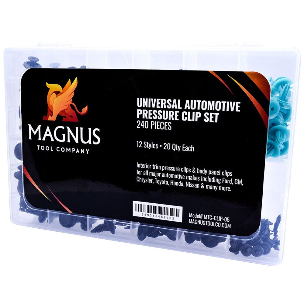 Universal Automotive Pressure Clip Set [240 pcs] [Magnus]