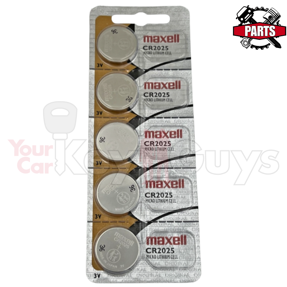 CR2025 Coin Cell Lithium Ion 3V Battery (5Pk)
