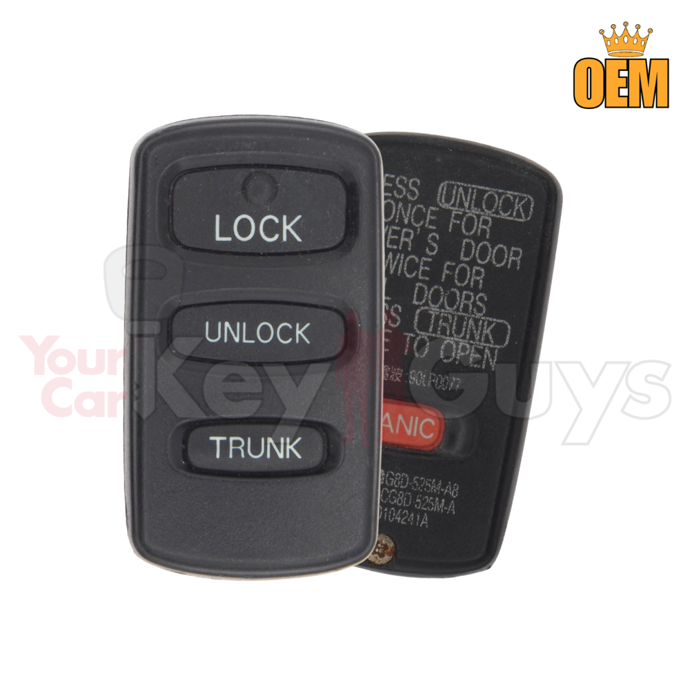 2002-2005 Mitsubishi Remote 4B Trunk OUCG8D-525M-A