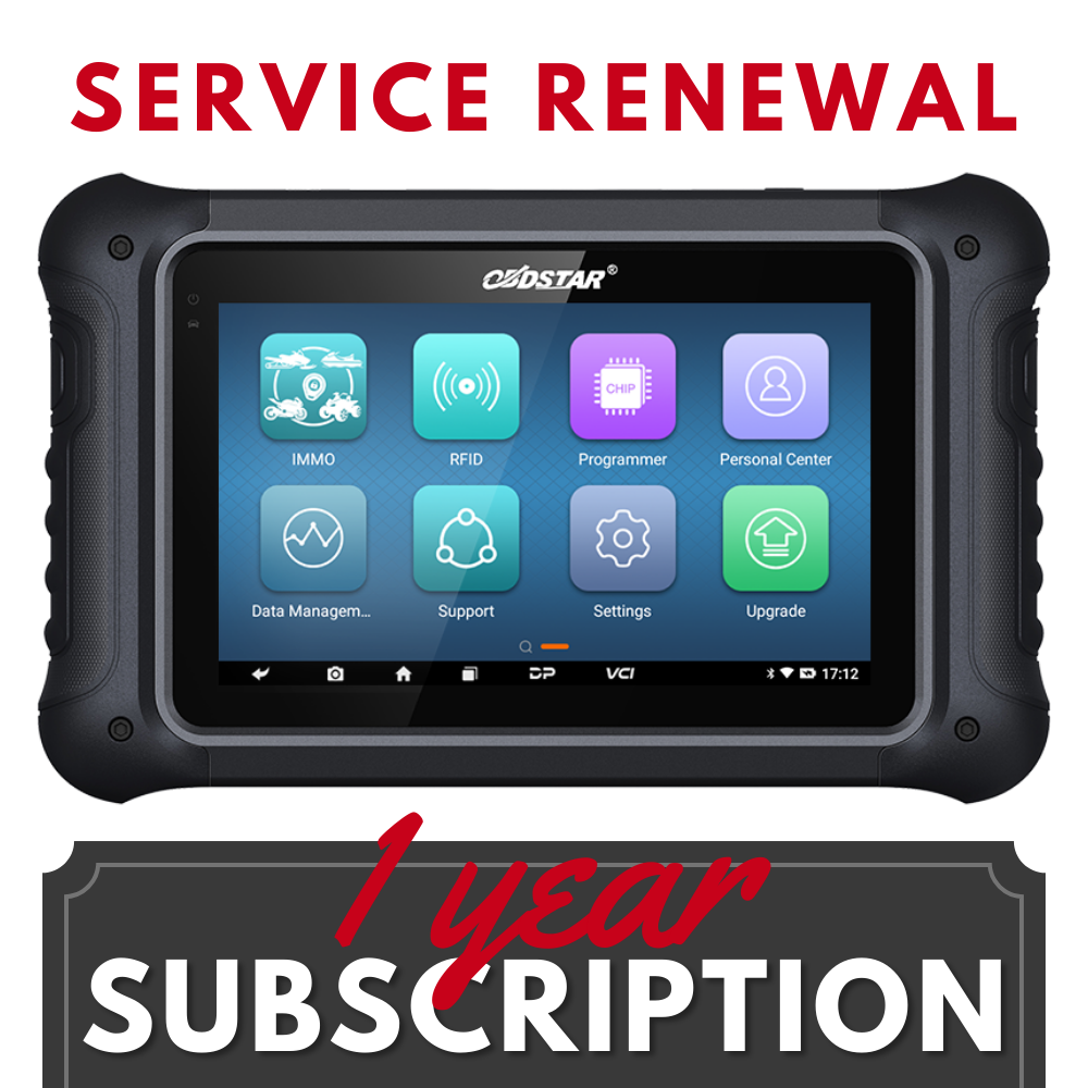 OBDSTAR MK70 Service Renewal - 1 Year Subscription