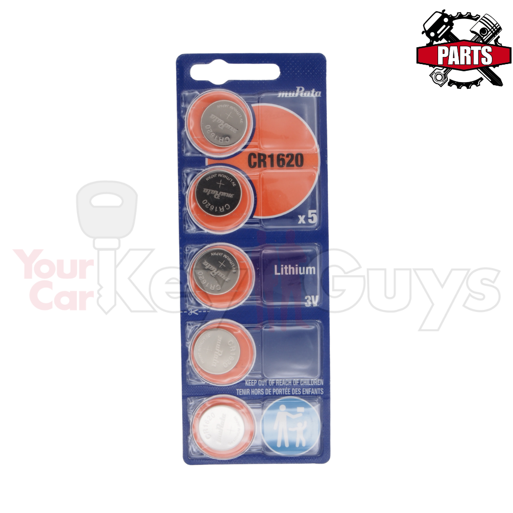 CR1620 Coin Cell Lithium Ion 3V Battery (5pk)