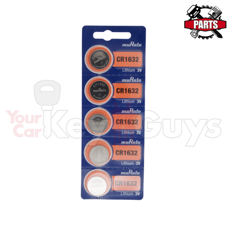 CR1632 Coin Cell Lithium Ion 3V Battery (5pk)