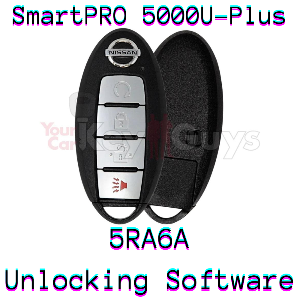 SmartPro 5000U Smart Key Unlocking Software Nissan 4B KR5TXN3 5RA6A