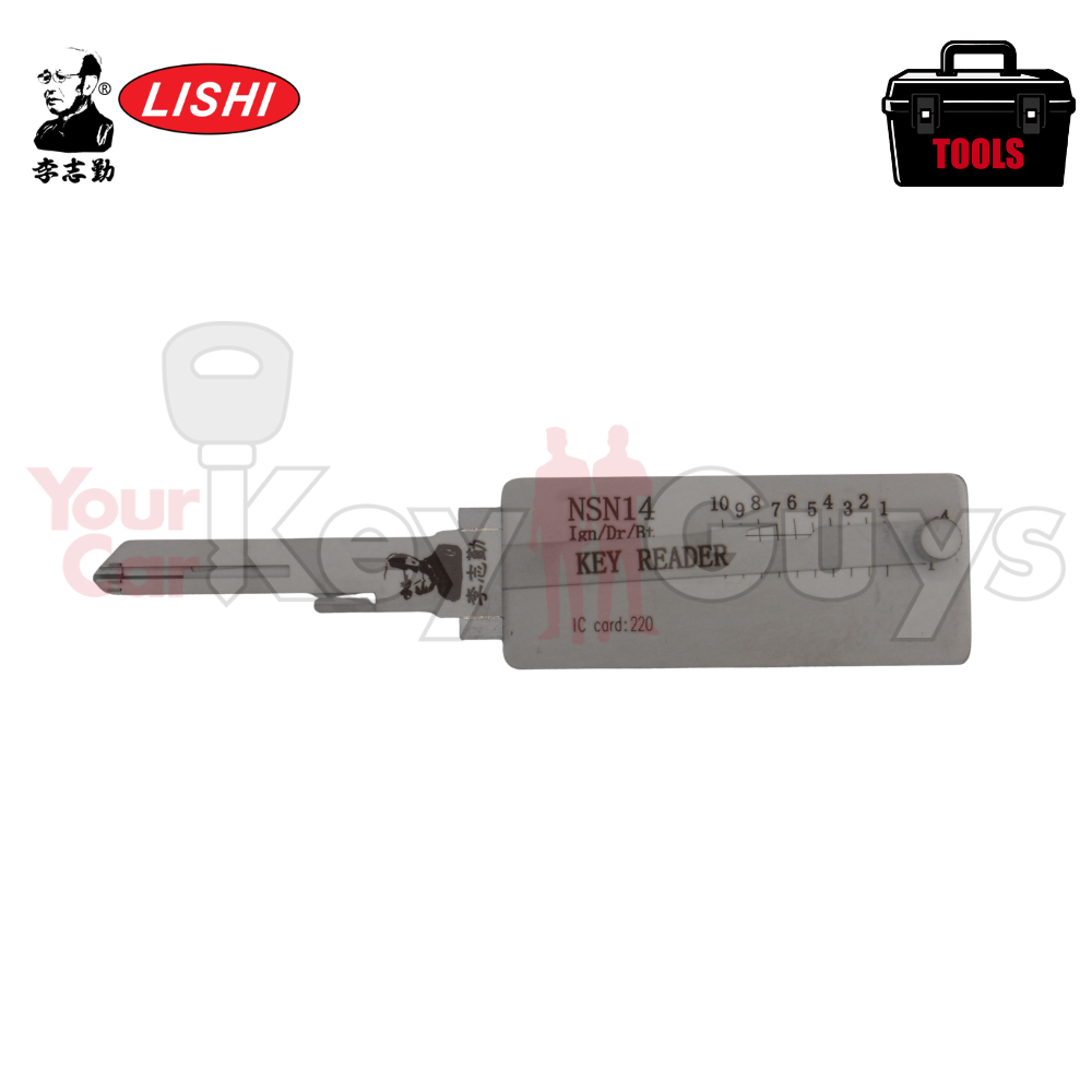 Original LISHI NSN14 Ign/Dr/Bt Reader/Decoder for Nissan and Infiniti