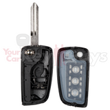 SHELL Replacement for Nissan Rogue 3B Remote Flip Key CWTWB1G767