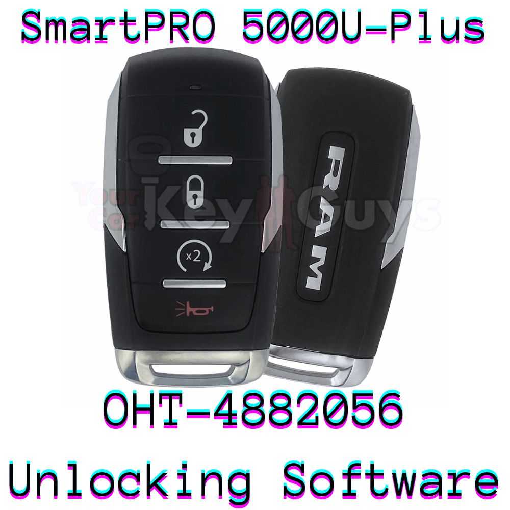 SmartPro 5000U Smart Key Unlocking Software RAM OHT-4882056 4B Remote ...
