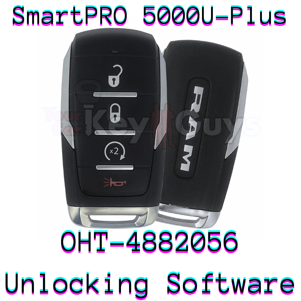 SmartPro 5000U Smart Key Unlocking Software RAM OHT-4882056 4B Remote Start