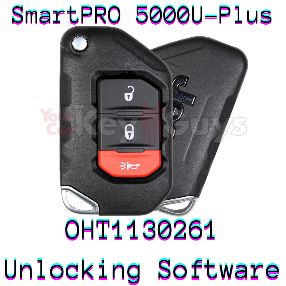 SmartPro 5000U Smart Key Unlocking Software Jeep Flip OHT1130261