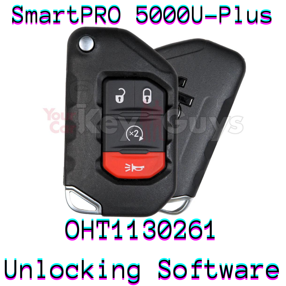 SmartPro 5000U Smart Key Unlocking Software Jeep Flip OHT1130261