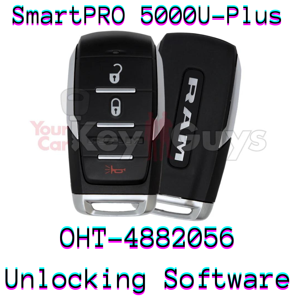 SmartPro 5000U Smart Key Unlocking Software RAM OHT-4882056 3B