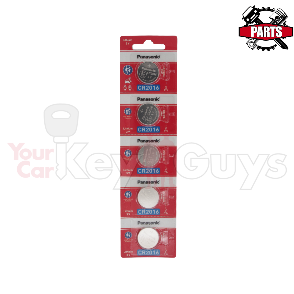 CR2016 Coin Cell Lithium Ion 3V Battery (5pk)
