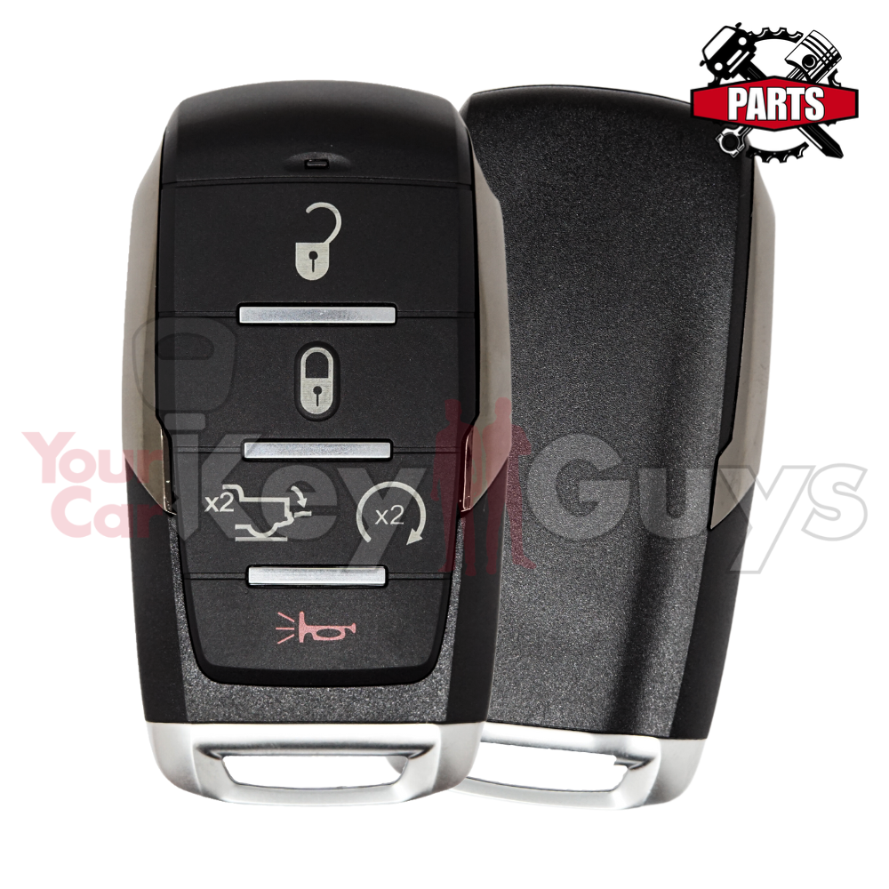 Rambox Keys SHELL Replacement for RAM 1500 2019-2024 5B Tailgate Smart Keys OHT-48 ...