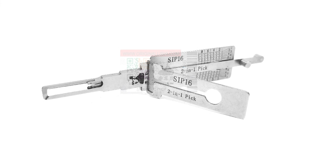 Original Lishi SIP16 Door (2-in-1) Pick 9 Cut - Anti Glare