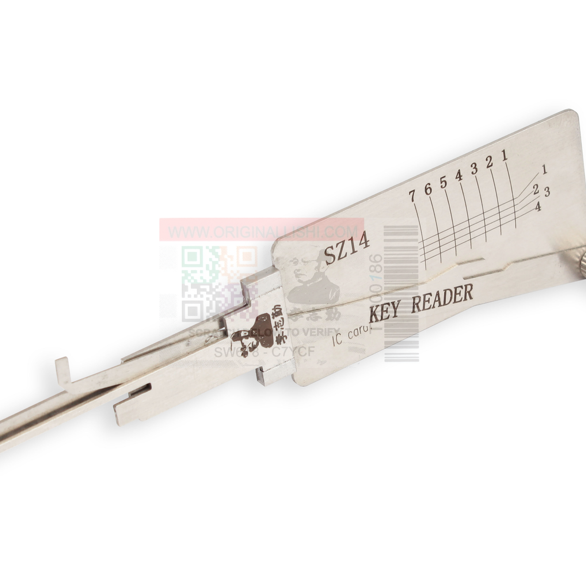 Original Lishi SZ14 Suzuki Bike Key Reader 7 Cut – Your Car Key Guys