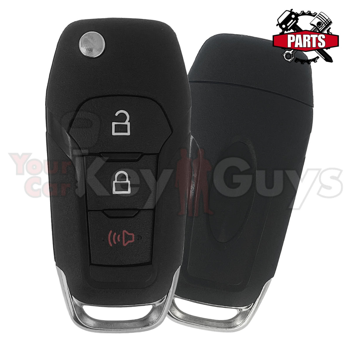 Ford Key Shell Replacement SHELL Replacement for 2015-2024 Ford Flip Key 3B HU101 – Your Car Key Guys