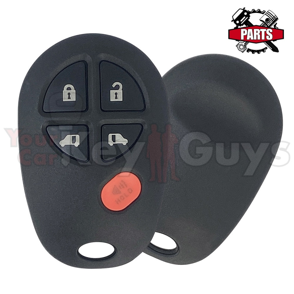 SHELL Replacement for 2004-2020 Toyota Sienna 5B Sliding Van Power Door Remote GQ43VT20T