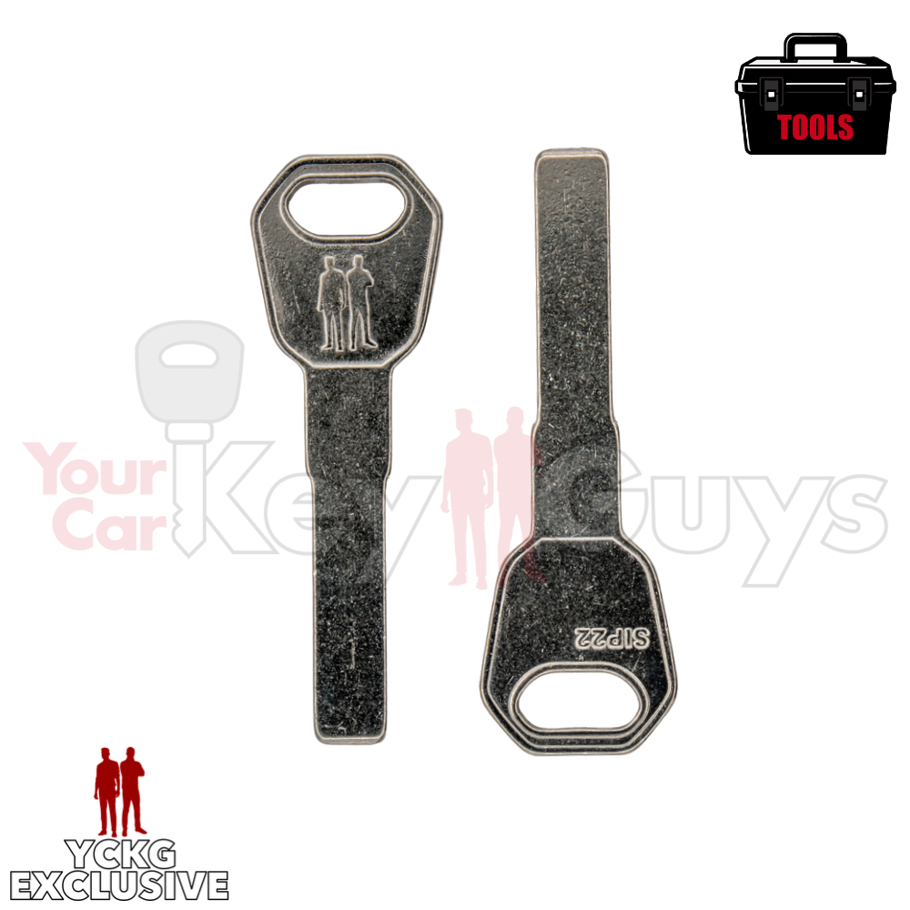 SIP22 Jeep RAM Test Key Blank - 10x Pack