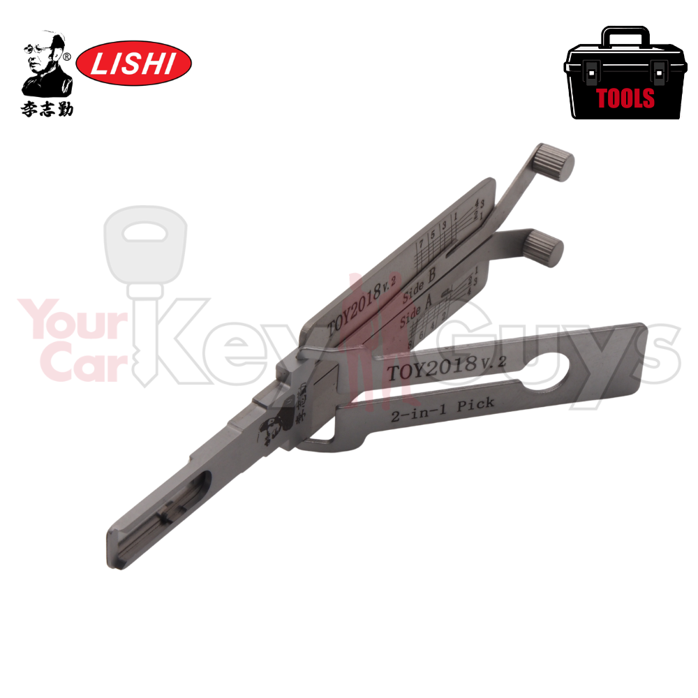 Original LISHI TOY2018 V2 Dr/Bt 2-In-1 Pick & Decoder for Toyota