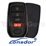 Lonsdor LT20 2021-2025 Toyota Smart Key 4B Hatch HYQ14FBX Universal