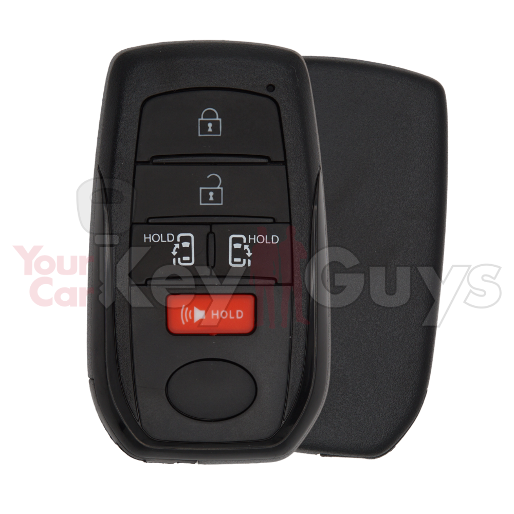 SHELL Replacement for Toyota Sienna 5B Sliding Door Smart Key HYQ14FBX