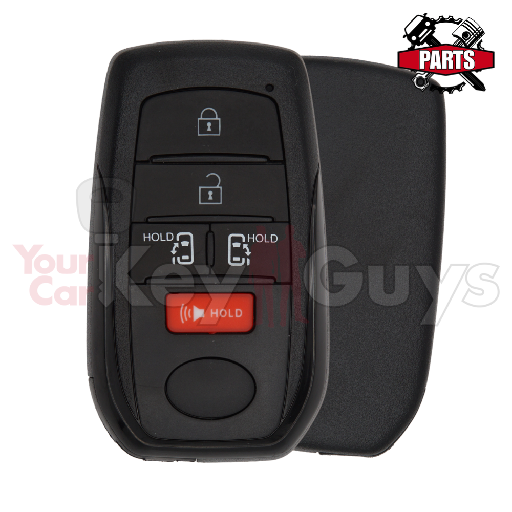 SHELL Replacement for Toyota Sienna 5B Sliding Door Smart Key HYQ14FBX