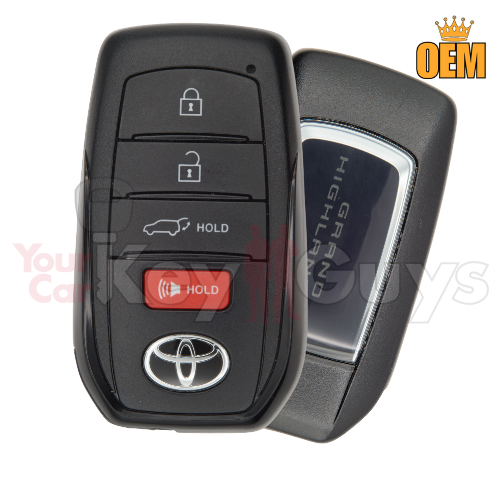 2024-2026 Toyota Grand Highlander 4B Hatch Smart Key HYQ14FBX – Your ...