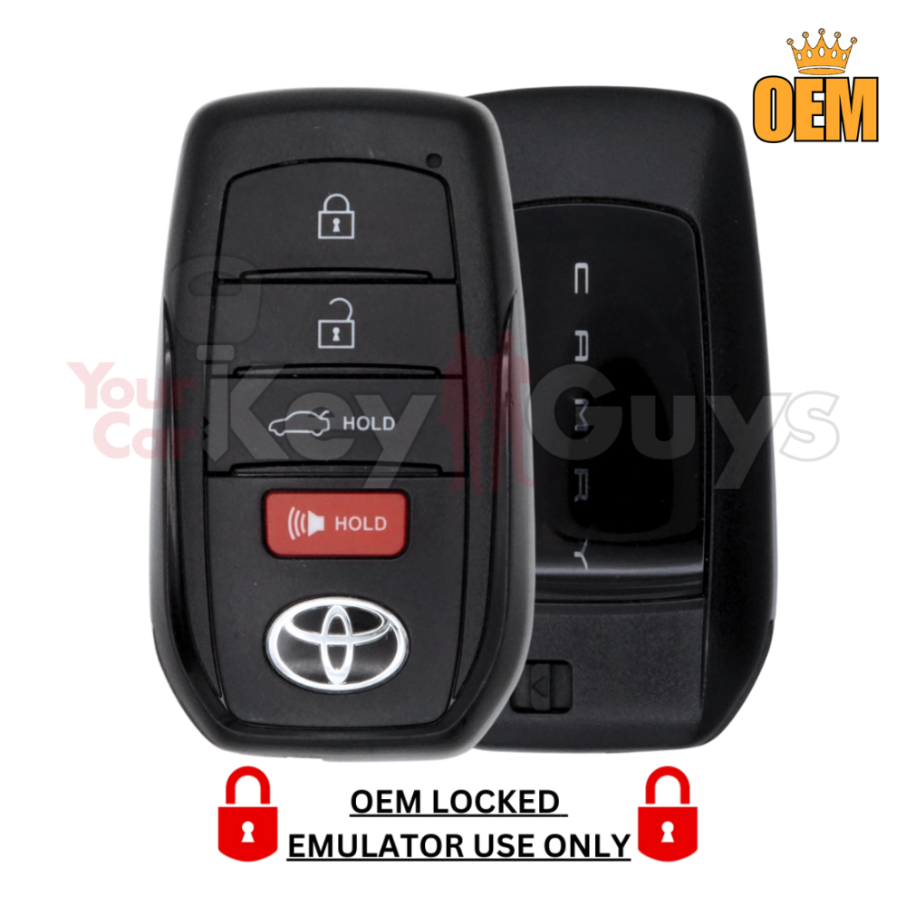 LOCKED for Emulator 25-26 Toyota Camry 4B Trunk Smart Key HYQ14FBW 4A