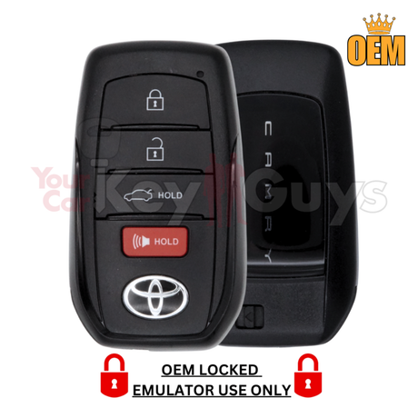 LOCKED for Emulator 25-26 Toyota Camry 4B Trunk Smart Key HYQ14FBW 4A