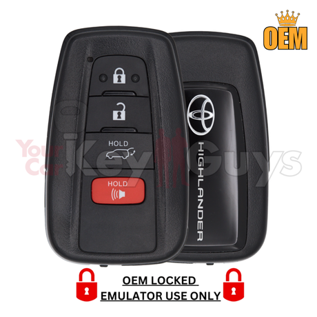 2021-2023 Toyota Highlander 4B Hatch Smart Key HYQ14FLA