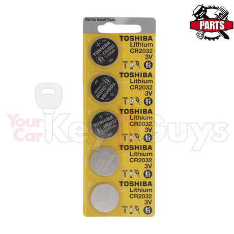 CR2032 Coin Cell Lithium Ion 3V Battery (5Pk)