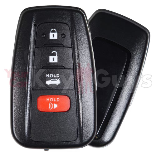 SHELL Replacement for Toyota 4B Trunk Smart Key HYQ14FBC HYQ14FLA HYQ14AHP HYQ14FBE