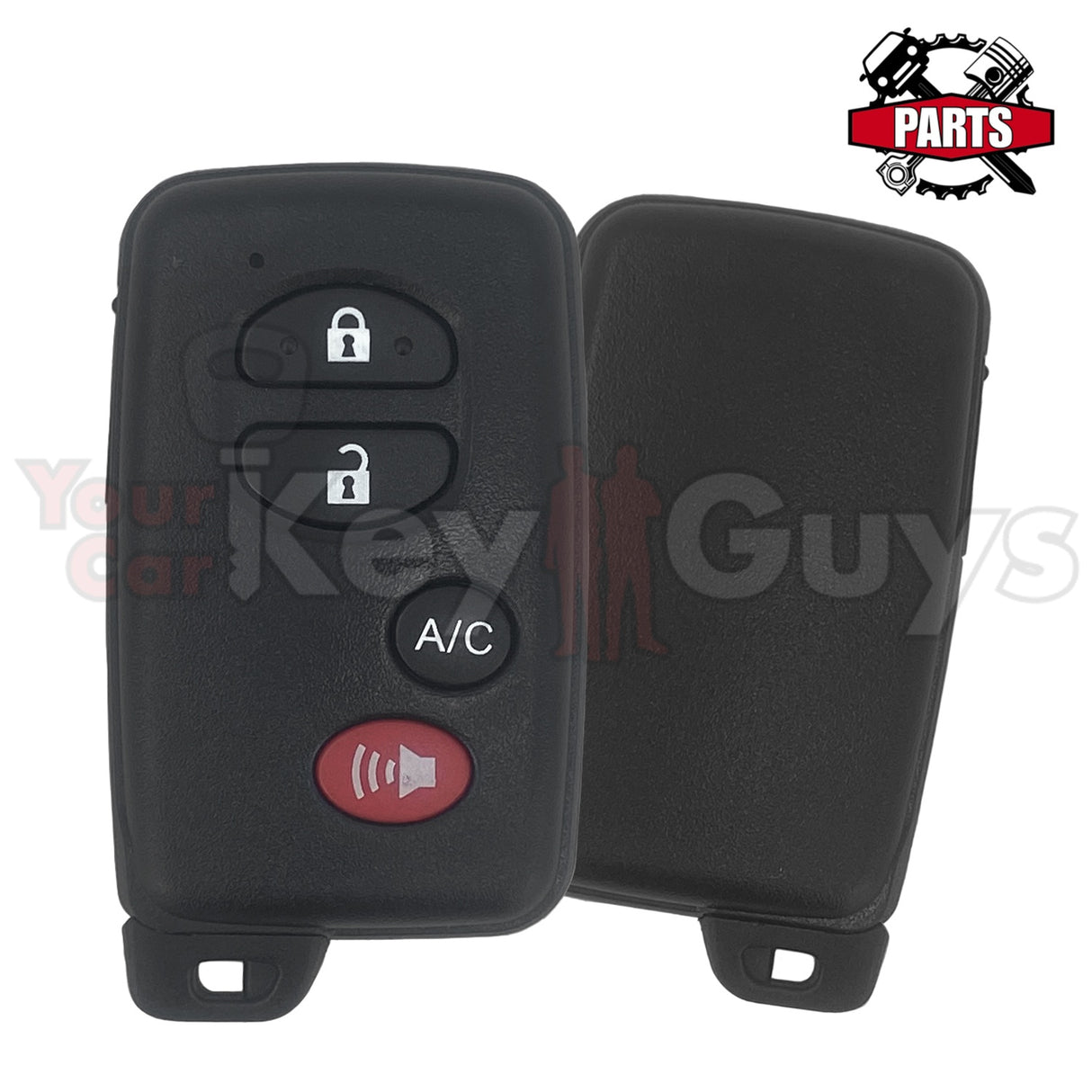 SHELL Replacement for 2010-2015 Toyota Prius Smart Key 4B with A/C HYQ14ACX HYQ14AAB