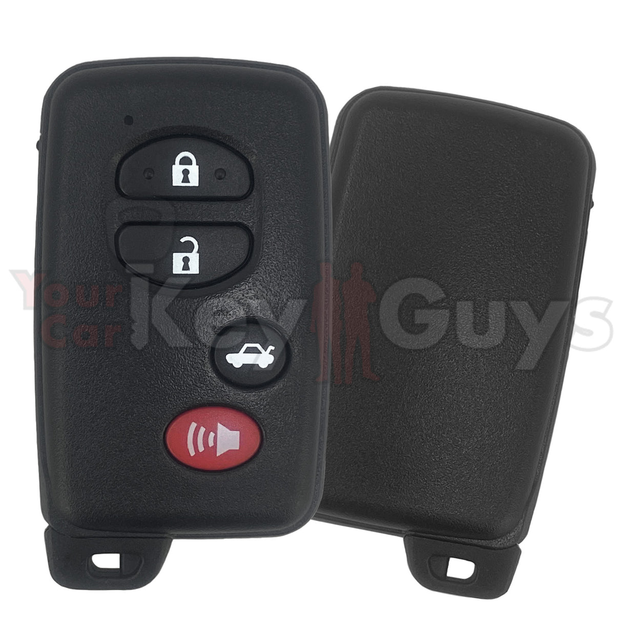 SHELL Replacement for 2007-2014 Toyota Avalon Camry Corolla 4B Trunk Smart Key Black