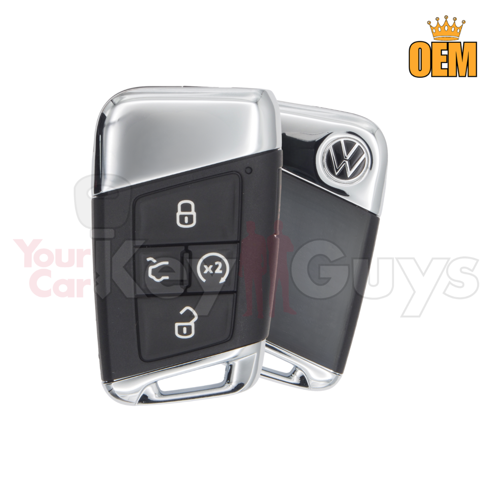 2018-2026 Volkswagen 5B Trunk Remote Start Chrome Smart Key MQB 5C KR5FS14T